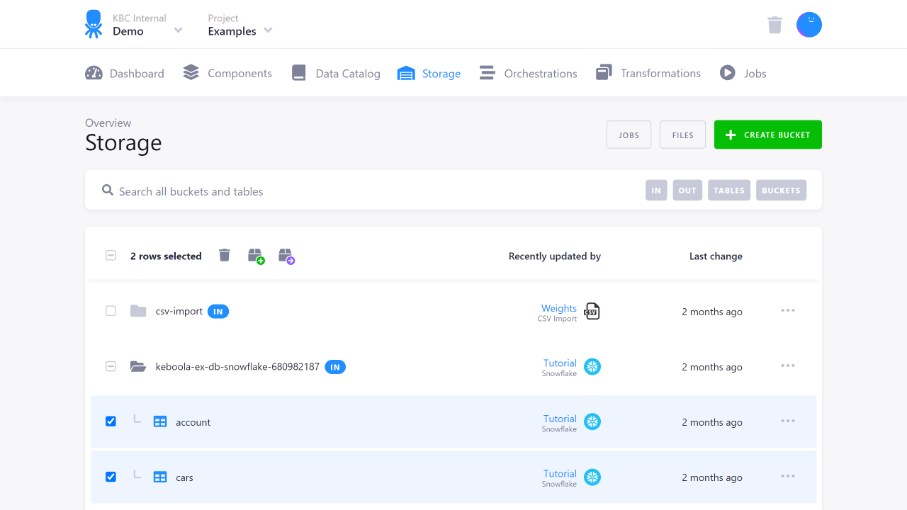 Storage Multi-action Improvements