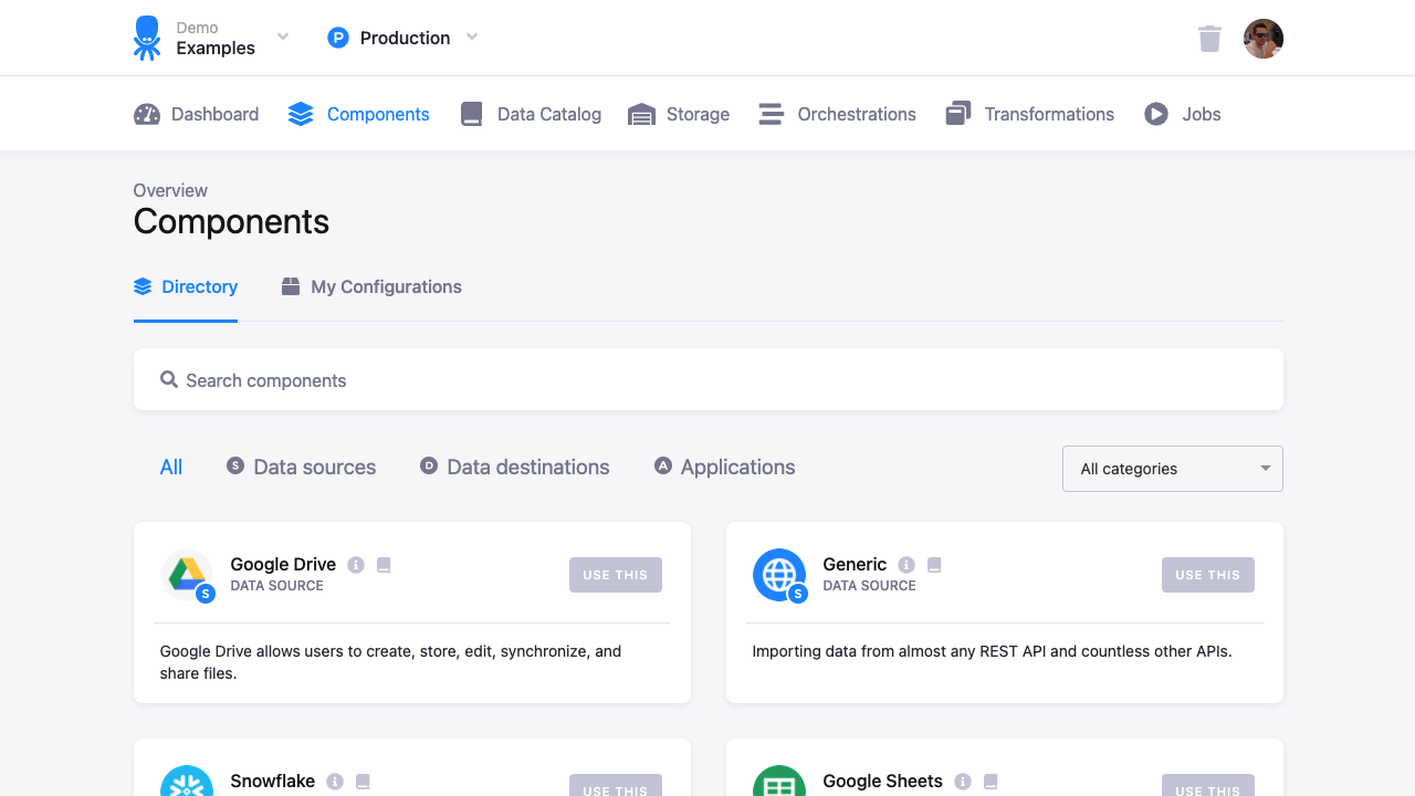 New Components Page Rolled out to all Users and on all Stacks