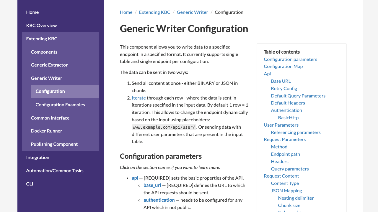 Generic Writer Update and New Documentation